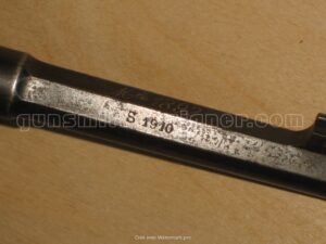 Les marquages du canon du revolver 1892.