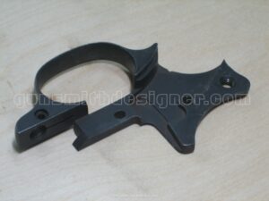 Vue de la face interne de la plaque de recouvrement du revolver 1892.